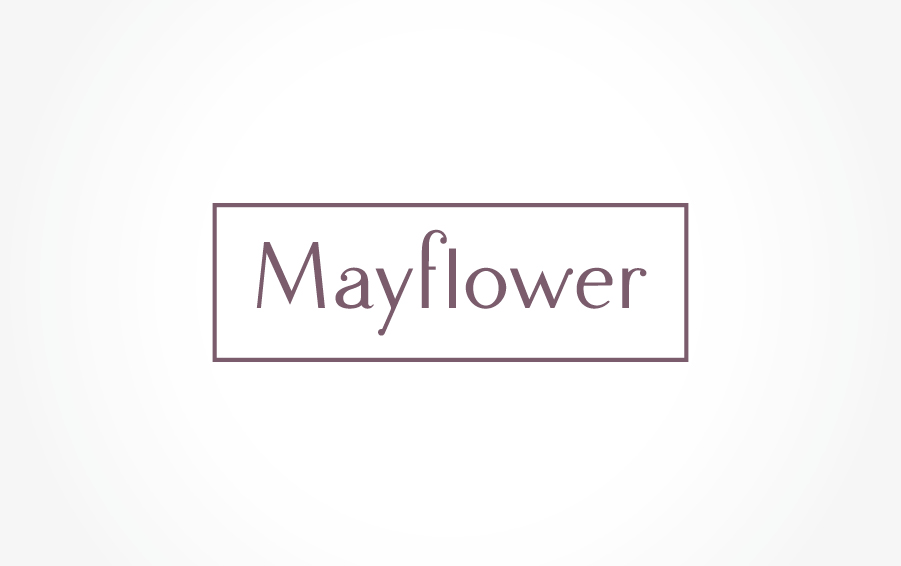 logo brand typography graphic sigle image mayflower